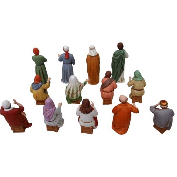 Home Interiors 89880 The Lord's Supper Porcelain Figurine 14-Piece Set - Picture 3 of 16